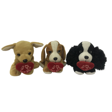 Valentine Sweetie Dog Plush